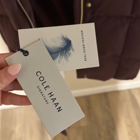 Brand new Cole Haan Maroon Coat - Picture 4 of 8